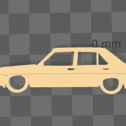 Key ring Fiat 131