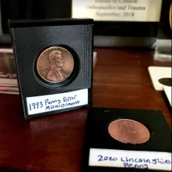 Lincoln Penny Coin Holder & Display