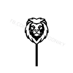 Lion head cake topper