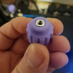 M4 Thumb Nut (with through hole) - Ender 3 Bed Levelling