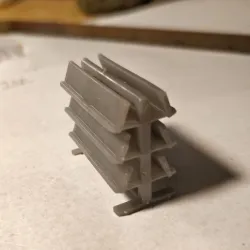 Magazine Rack shelf for Diecast Garage 1/64 scale