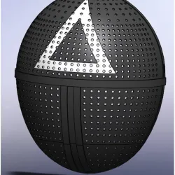 Mask welded the squid game (triangle)