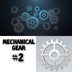 Mechanical Gear Wheel For Engineering Work 3D model