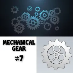 Mechanical Gear Wheel For Engineering Work 3D model