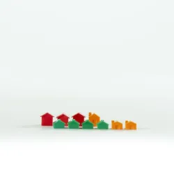 MONOPOLY vintage game pieces