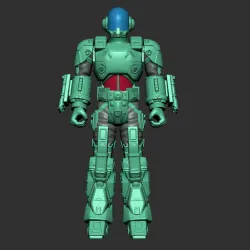 Mosspeada Robotech Macross Genesis climber 3D ACTION FIGURE OBJ. KENNER STYLE