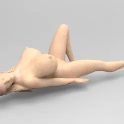 naked smiling beauty