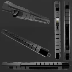 Nay D'raahk's Lightsaber (Not adapted for electronics!)