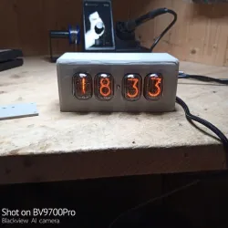nixie clock cover