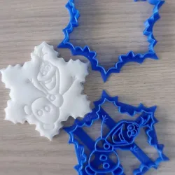Olaf Flake Frozen Cookie Cutter - Olaf Flake Cookie Cutter