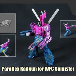 Parallex Railgun for Transformers WFC Spinister