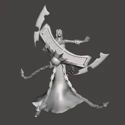 Pentakill Sona 3D Model