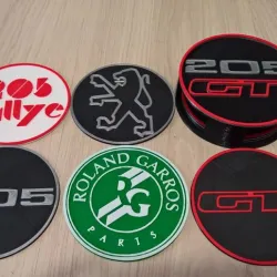 Peugeot 205 GTI coasters