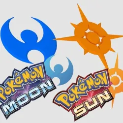 Pokemon Moon/Sun Logo and keychain