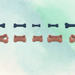 Polymer clay cutter Bones * 5 sizes