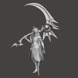 Prestige Nightbringer Kayn second form 3D Model