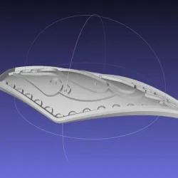 Printable Patterned Shoulder Armor