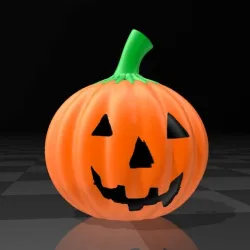 pumkin halloween deko / closed - hollow