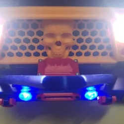 rc car jeep rancher 3dets engine grill