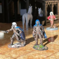 Rocky base for miniatures
