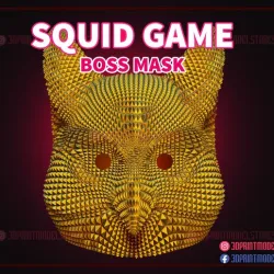 Squid Game Mask - Boss Mask - Owl Mask for Cosplay