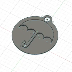 Squid Game Umbrella key chain