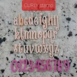 stamp CURLY