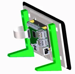 Stand for Raspberry Pi with Official 7" Touch Screen