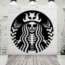 Starbucks skeleton