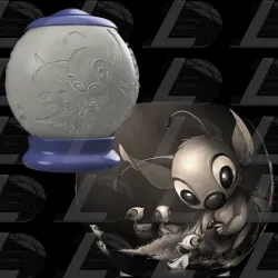 Stitch night light lithophane