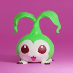 Tanemon Digimon Adventure Mimi Figure Keychain Decor