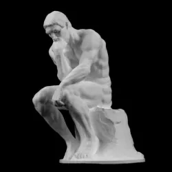 The Thinker at the Rodin Museum, France