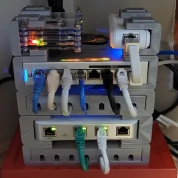 UniFi Home Network - Mini Rack (un-meshed)