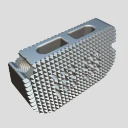 Vertebral implants lumbar cage TLIF (real operation)
