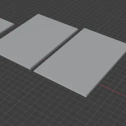 Wargaming plain magnetised rectangular base STL pack