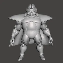 Zarbon Monster form 3D Model