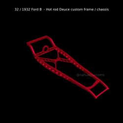 32 / 1932 Ford B - Hot rod Deuce custom frame / chassis