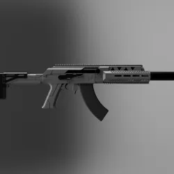 3d printable airsoft scifi AK47