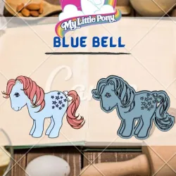 Amazing My Little Pony Character Blue Bell Cookie Cutter And Stamp