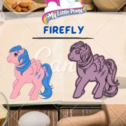 Amazing My Little Pony Character firefly Cookie Cutter And Stamp