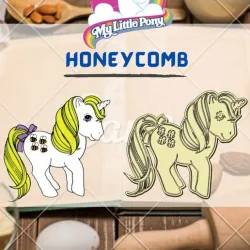 Amazing My Little Pony Character honeycomb Cookie Cutter And Stamp