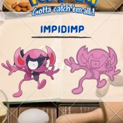 AMAZING POKEMON impidimp COOKIE CUTTER STAMP CAKE DECORATING