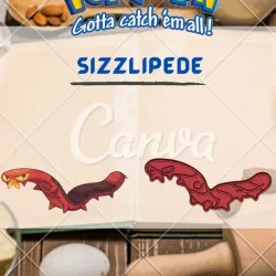 AMAZING POKEMON sizzlipede COOKIE CUTTER STAMP CAKE DECORATING