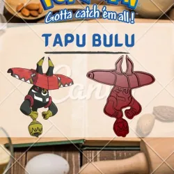 AMAZING POKEMON tapu bulu COOKIE CUTTER STAMP CAKE DECORATING