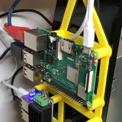 Anet A8 - Raspberry PI 3 B+ and Step down USB power holder