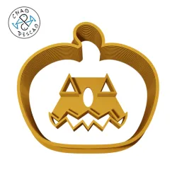 Angry Pumpkin  - Halloween - Cookie Cutter - Fondant - Polymer Clay
