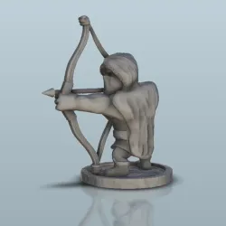 Archer - Warhammer resin Age of Sigmar Bolt Action Figures 28mm 32mm 15mm