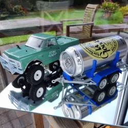 Axial SCX24 Mini crawler Trailer for 50cl can
