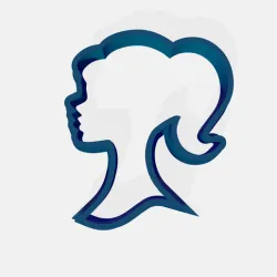 Barbie face cookie cutter