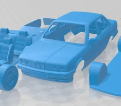 BMW Series 3 E30 Sedan 1990 Printable Car
